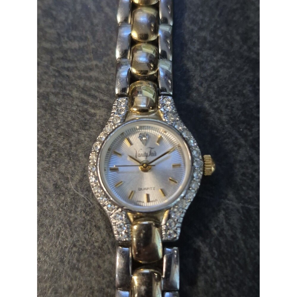 Vintage Vanity Fair Two-tone Quartz Laides Watch New Battery